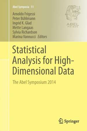 Statistical Analysis for High-Dimensional Data de Arnoldo Frigessi