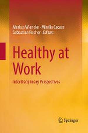 Healthy at Work: Interdisciplinary Perspectives de Markus Wiencke