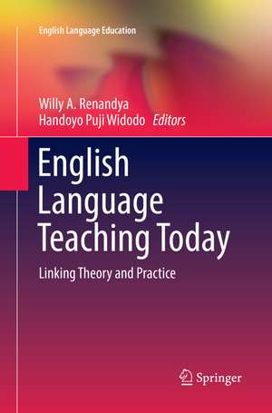 English Language Teaching Today de Willy A. Renandya