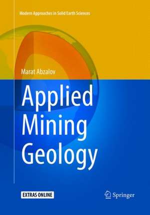 Applied Mining Geology de Marat Abzalov