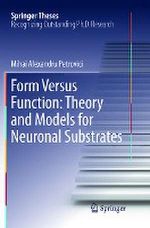 Form Versus Function: Theory and Models for Neuronal Substrates de Mihai Alexandru Petrovici