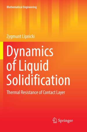Dynamics of Liquid Solidification de Zygmunt Lipnicki