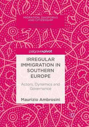 Irregular Immigration in Southern Europe: Actors, Dynamics and Governance de Maurizio Ambrosini