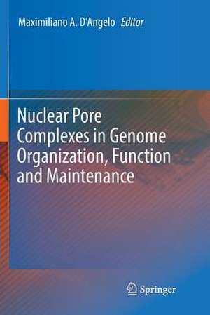 Nuclear Pore Complexes in Genome Organization, Function and Maintenance de Maximiliano D’Angelo