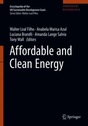 Affordable and Clean Energy de Walter Leal Filho