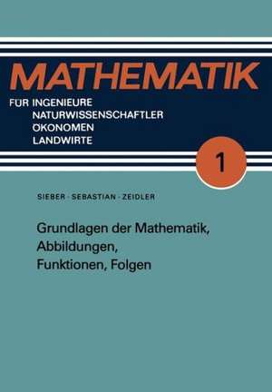 Grundlagen der Mathematik, Abbildungen, Funktionen, Folgen de Norbert Sieber