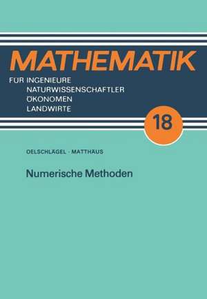 Numerische Methoden de Dieter Oelschlägel