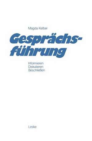 Gesprächsführung de Magda Kelber