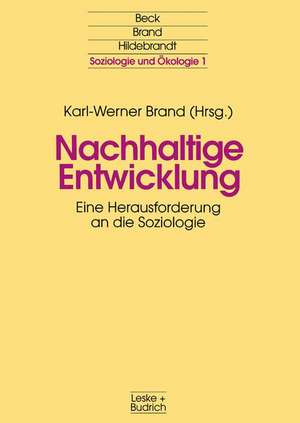 Nachhaltige Entwicklung: Eine Herausforderung an die Soziologie de Karl-Werner Brand