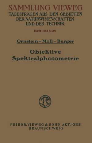 Objektive Spektralphotometrie de Leonard Salomon Ornstein