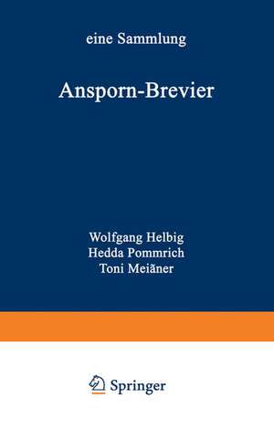 Ansporn-Brevier de Wolfgang Helbig