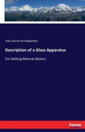 Description of a Glass Apparatus de João Jacinto de Magalhães