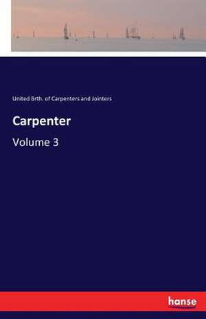 Carpenter de United Brth. of Carpenters and Jointers