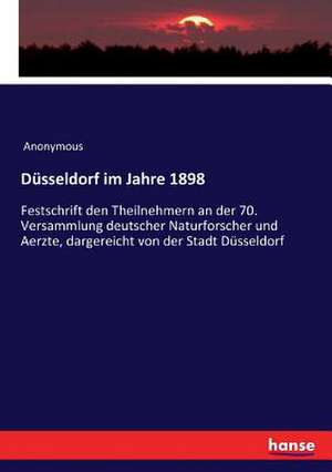 Düsseldorf im Jahre 1898 de Anonymous