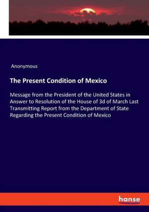 The Present Condition of Mexico de Anonymous