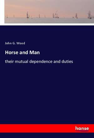 Horse and Man de John G. Wood