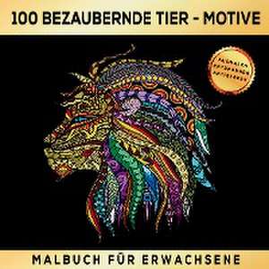 Malbuch für Erwachsene 100 bezaubernde Tier-Motive - Ausmalen Entspannen Antistress. de S&L Inspirations Lounge