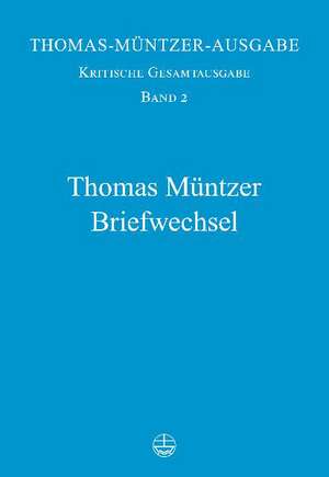 Thomas-Müntzer-Ausgabe de Helmar Junghans