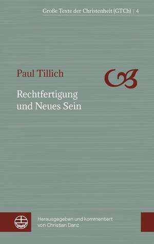 Rechtfertigung und Neues Sein de Paul Tillich