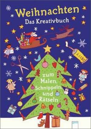 Weihnachten - Das Kreativbuch zum Malen, Schnippeln, Kleben und Rätseln de Yayo Kawamura