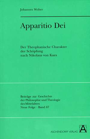 Apparitio Dei de Johannes Wolter