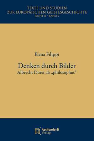 Denken durch Bilder de Elena Filippi