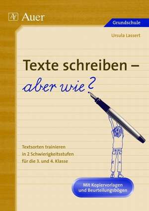 Texte schreiben - aber wie? de Ursula Lassert