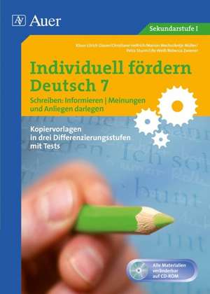 Individuell fördern 7 Schreiben: Informieren de Katharina Schlamp