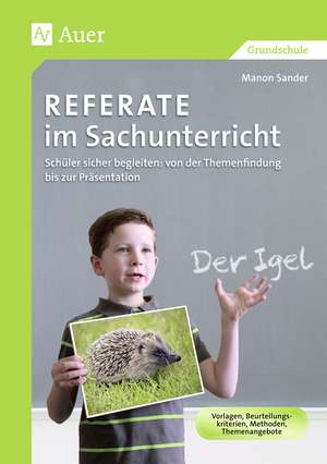 Referate im Sachunterricht de Manon Sander