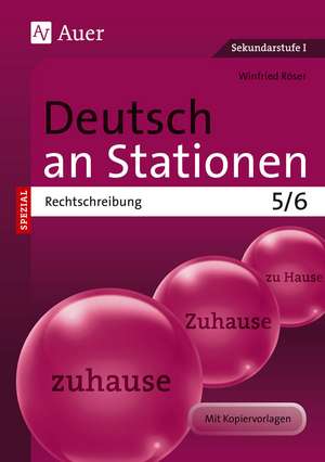 Deutsch an Stationen spezial Rechtschreibung 5-6 de Winfried Röser