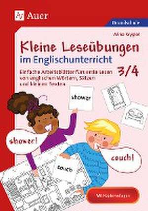 Kleine Leseübungen im Englischunterricht 3/4 de Alina Krygiel