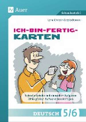 Ich-bin-fertig-Karten Deutsch Klassen 5/6 de Lena-Christin Grzelachowski