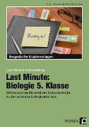 Last Minute: Biologie 5. Klasse de Rebecca Dziomba