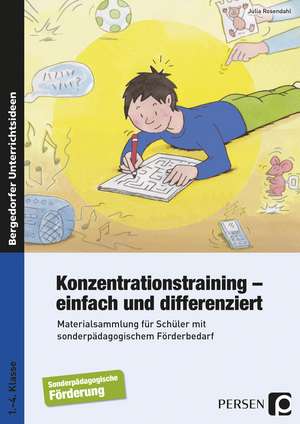 Konzentrationstraining - einfach und differenziert de Julia Rosendahl