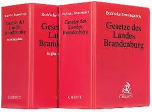 Gesetze des Landes Brandenburg (mit Fortsetzungsnotierung) inkl. 63. Ergänzungslieferung de Hans-Jochen Knöll