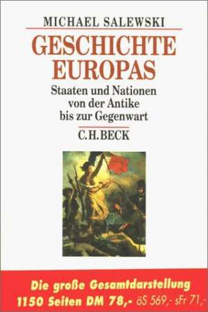 Geschichte Europas de Michael Salewski