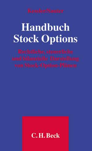 Handbuch Stock Options de Manfred Kessler