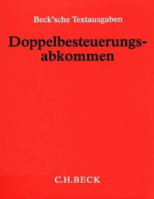 Doppelbesteuerungsabkommen (ohne Fortsetzungsnotierung). Inkl. 35. Ergänzungslieferung