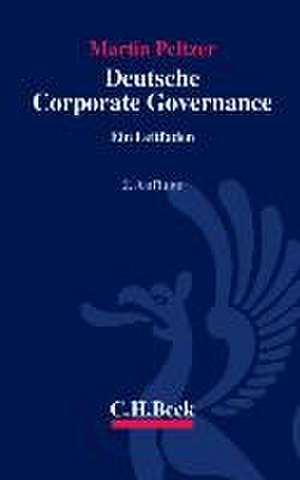 Deutsche Corporate Governance de Martin Peltzer