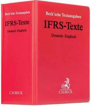 IFRS-Texte (mit Fortsetzungsnotierung). Inkl. 23. Ergänzungslieferung de Harald Kessler