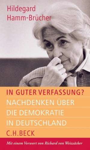 In guter Verfassung? de Hildegard Hamm-Brücher