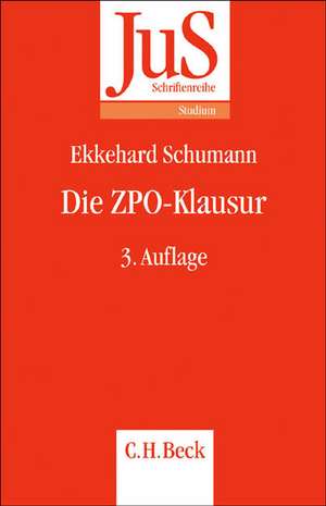 Die ZPO-Klausur de Ekkehard Schumann