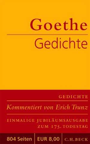 Gedichte de Johann Wolfgang von Goethe