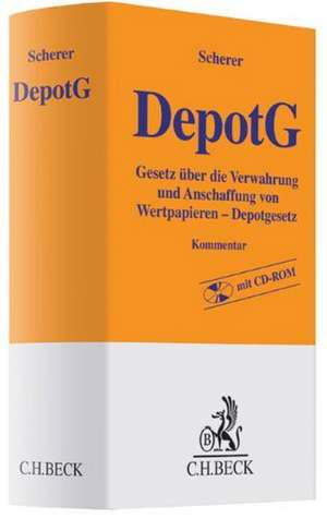 Depotgesetz (DepotG) de Peter Scherer