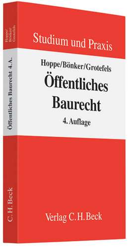 Öffentliches Baurecht de Werner Hoppe