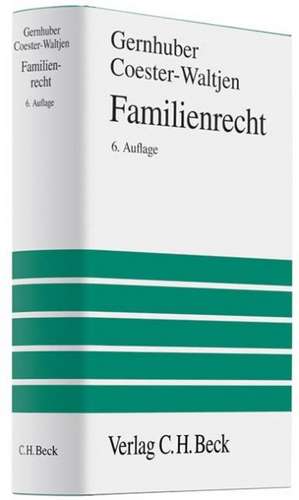 Familienrecht de Joachim Gernhuber