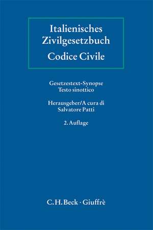 Italienisches Zivilgesetzbuch / Codice Civile de Salvatore Patti