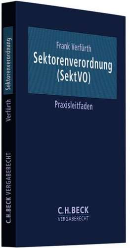 Sektorenverordnung - SektVO de Frank Verfürth