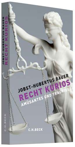 Recht kurios de Jobst-Hubertus Bauer