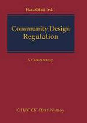 Community Design Regulation (EC) No 6/2002 de Gordian N. Hasselblatt